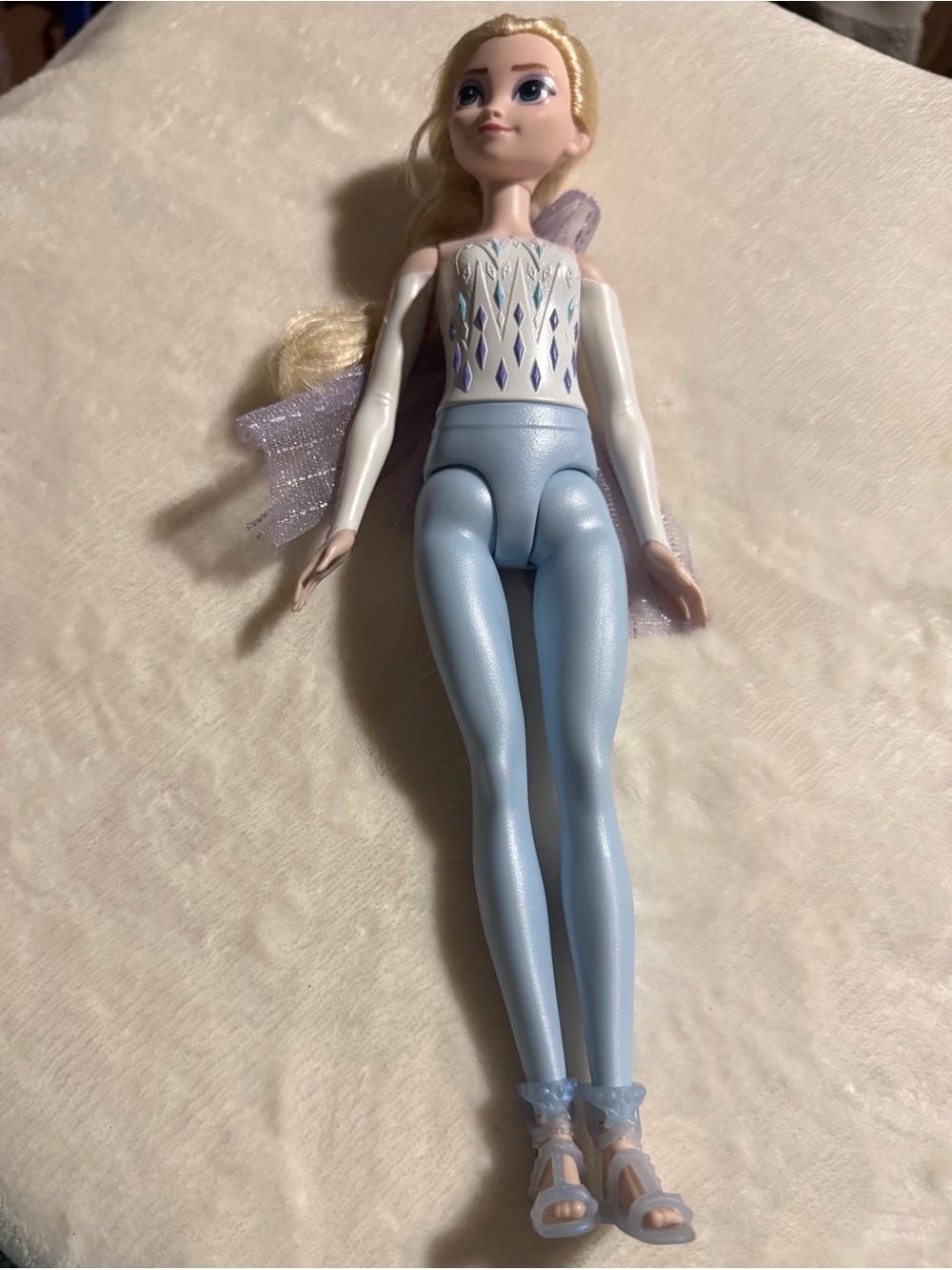 Disney Light Blue Shimmer Doll Leggings